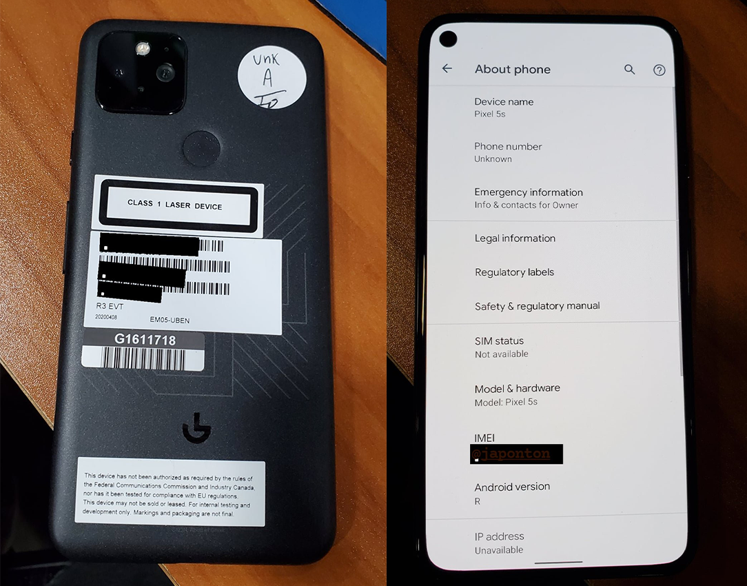 Google Pixel plans get even more confusing when Pixel 5s images appear (Update: more images)