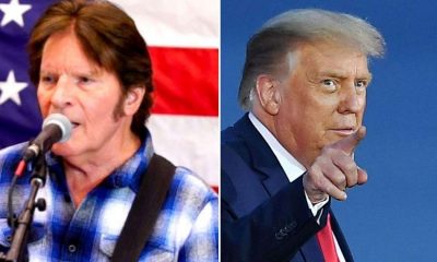 John Fogerty calls Trump a "happy son" and says it is "confusing" that his Vietnam War song was played at a presidential rally.