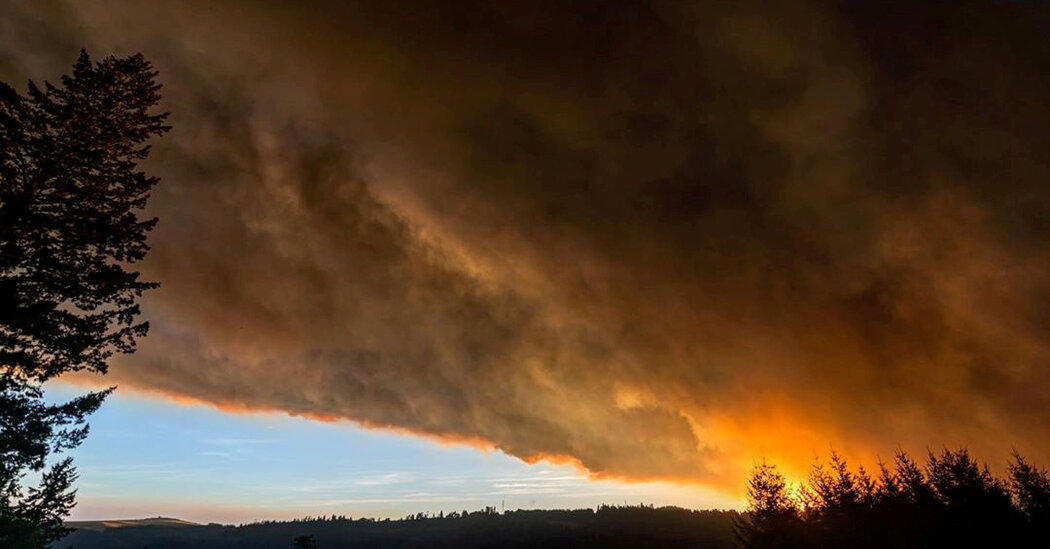 Oregon has a new climate threat: fires rage where they usually don't burn