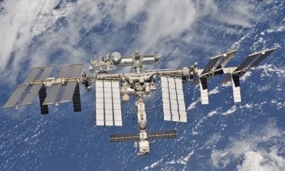 Imagem Estação Espacial Internacional a fugir do lixo espacial