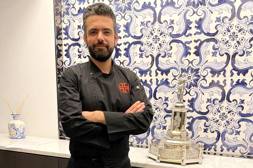 Portuguese Fabio Pombo is the new chef of the Club Lusitano restaurant.