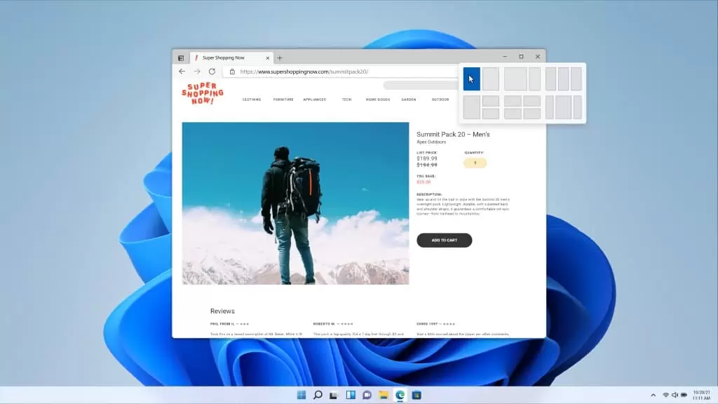 Windows 11 offers a new user interface and 2 new feature set