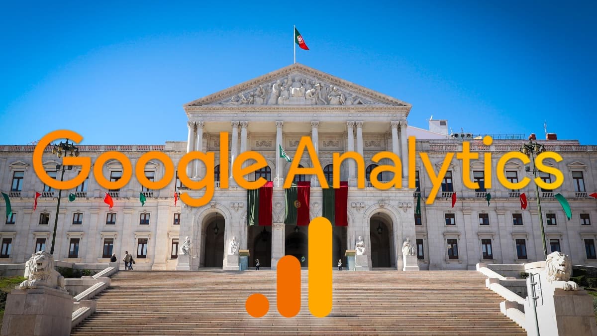 Imagem Assembleia da República com Google Analytics