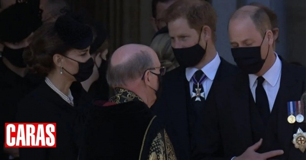 William and Harry gathered again for their grandfather's funeral
