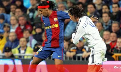Ronaldinho wanted to play a trick with Sergio Ramos ... but he failed - Spain