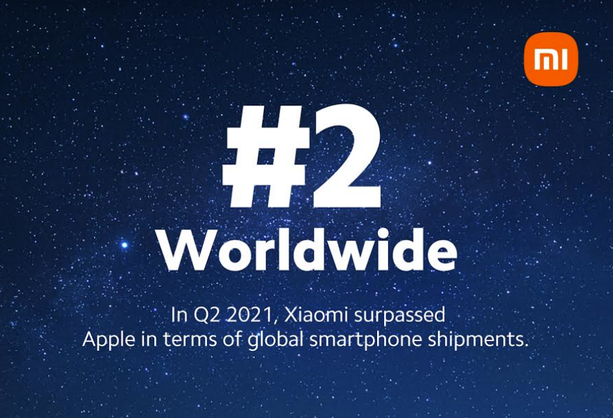 Xiaomi has already surpassed Apple and is now the second largest smartphone maker.