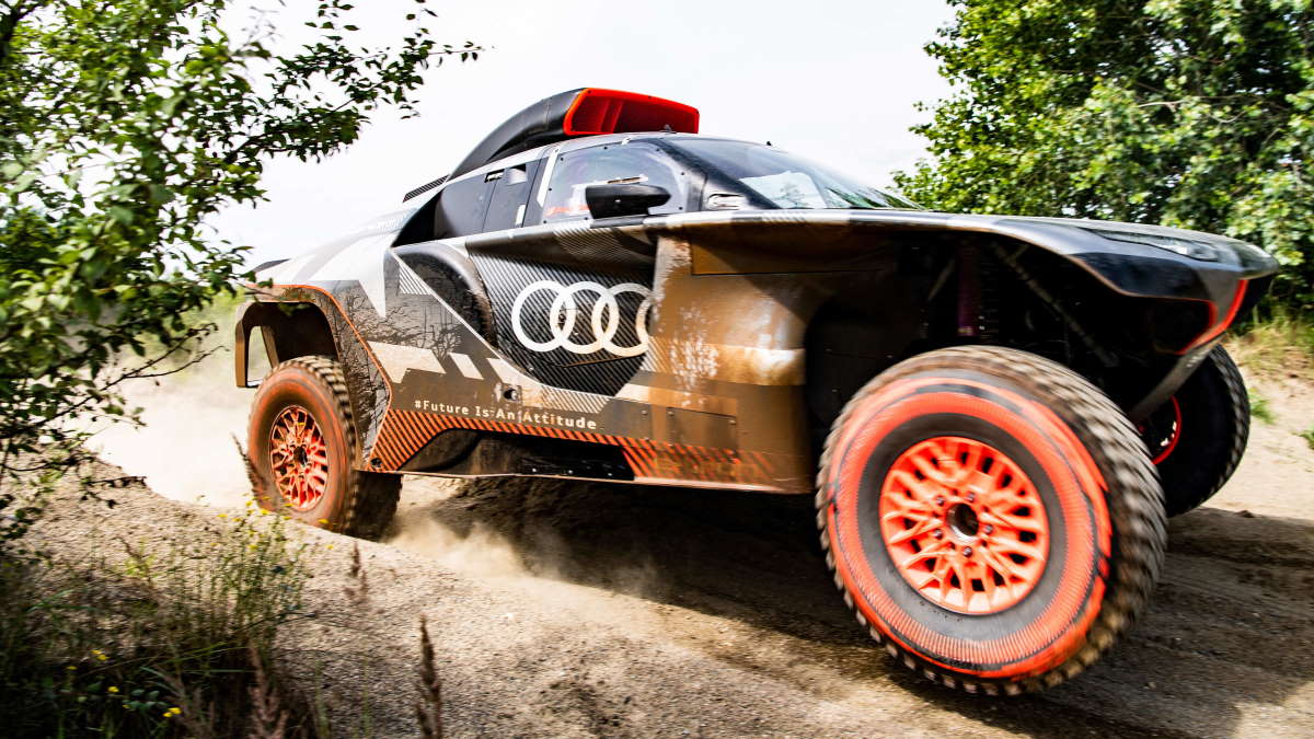 Audi Dakar RS Q E-Tron elétrico Rally