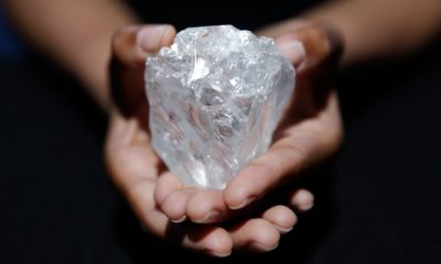 Terceiro maior diamante de sempre encontrado no Botsuana
