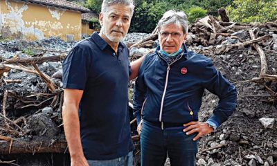 George Clooney.  Big screen star, real life volunteer