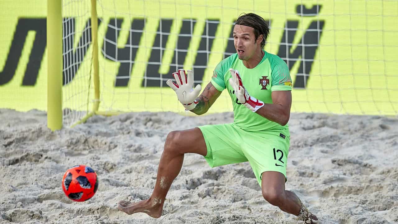 Beach soccer goalkeeper's son goes missing