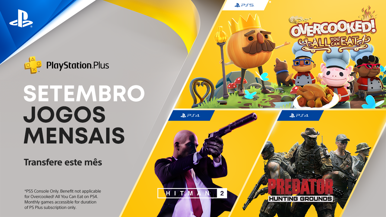 Hitman 2 and Overcooked!  All You Can Eat Among September PlayStation Plus Games