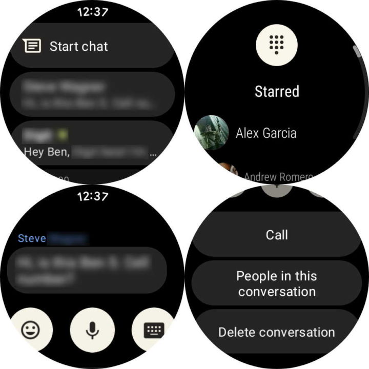 OS wear messages Google smartwatches apps
