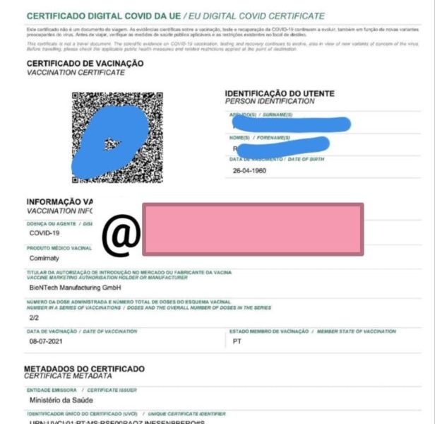 Vaccination certificate costs 150 euros on the black market - Notícias de Coimbra
