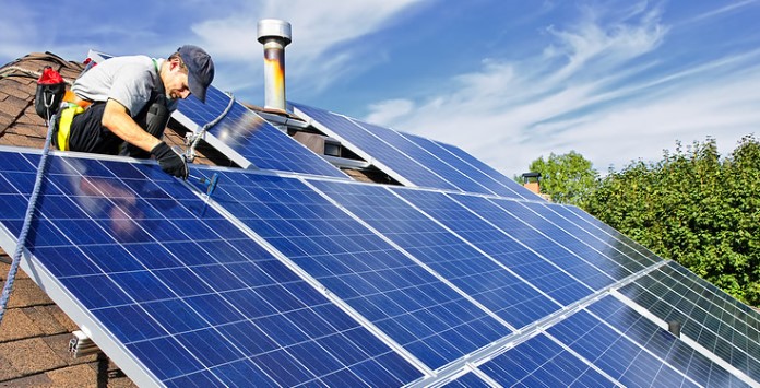 Installation of photovoltaic solar panels