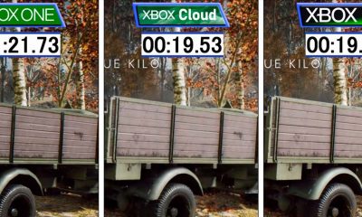 Comparison shows Xbox games running on Xbox One, xCloud, and Xbox Series.