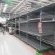 United Kingdom.  Supermarkets with empty shelves