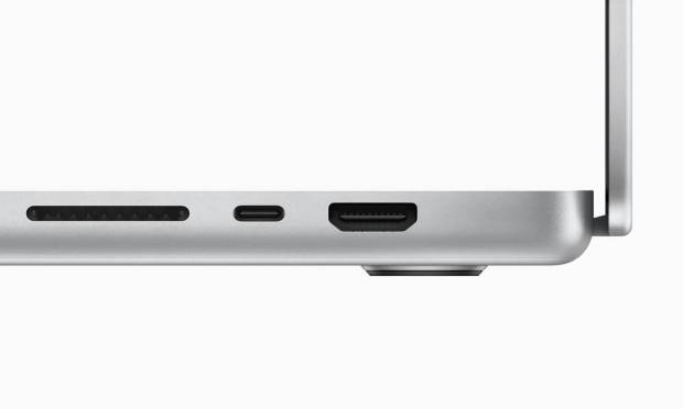 The models have three Thunderbolt ports for connecting high-speed peripherals, an SDXC card slot and an HDMI port for connecting to monitors and TVs Photo: press release