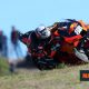 MOTO GP: Miguel Oliveira is hit by an opponent's motorcycle and flies away on a stretcher