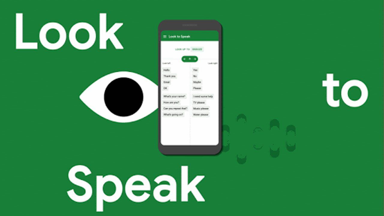 The Google app that allows you to "speak with your eyes" now supports Portuguese.