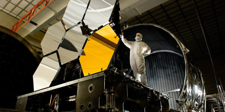 The "incident" happened with the James Webb Space Telescope.