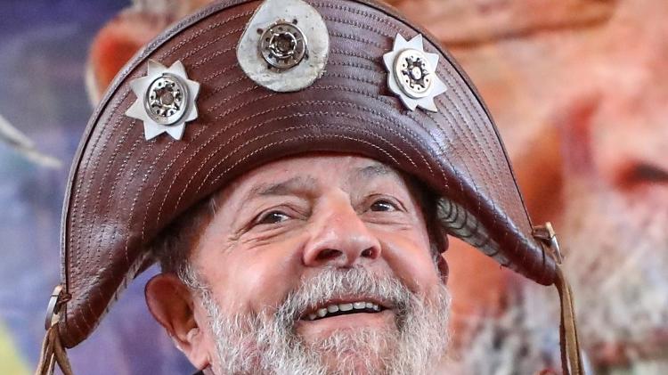 Lula of Pernambuco wears a hat during the honorary title received from the UFPI - Ricardo Stuckert / Credit: Ricardo Stuckert / Credit