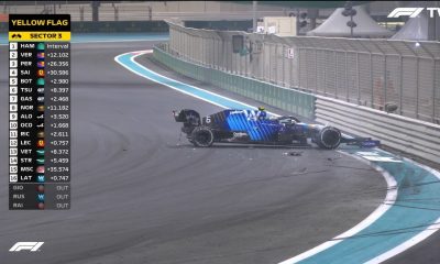 Latifi hits and yellow reason at the end in Abu Dhabi