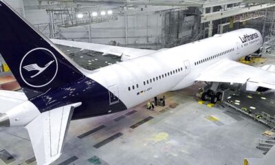 Lufthansa releases first photo of its highly anticipated Boeing 787-9 already painted