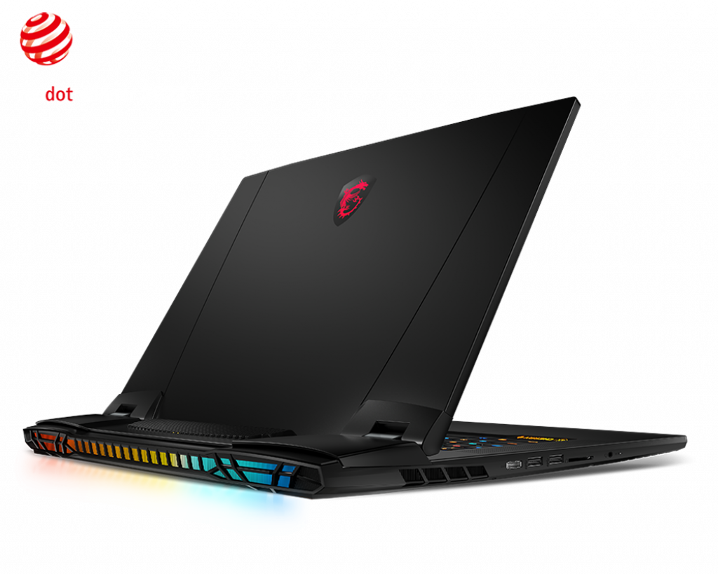 MSI GT77 is a gaming laptop with a 4K 120Hz display and four SSDs.