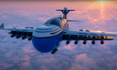 Sky Cruise, a futuristic hotel that floats above the clouds and can stay in the air "indefinitely"