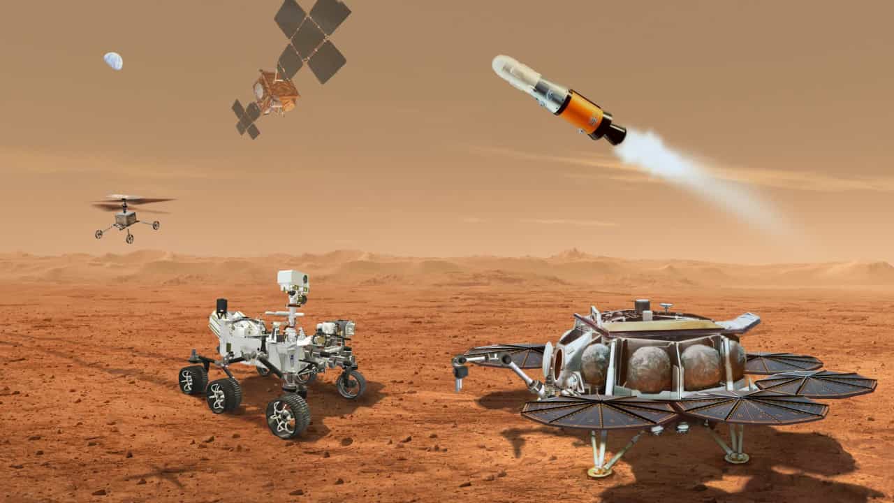 NASA wants to use two helicopters to collect samples from Mars