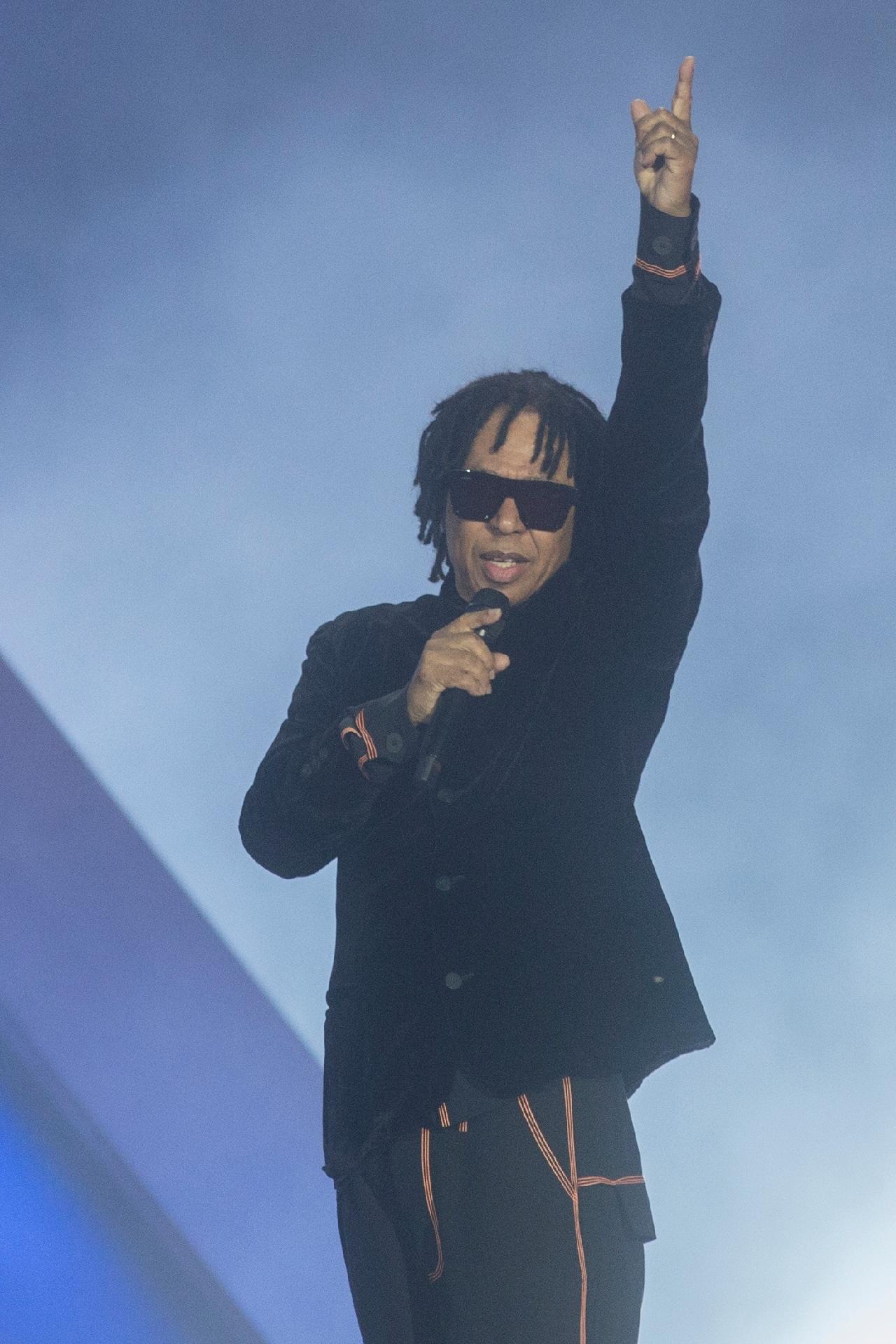 Javan opens the show on the Mundo Stage on the sixth day of Rock in Rio - Júlio Guimarães/UOL