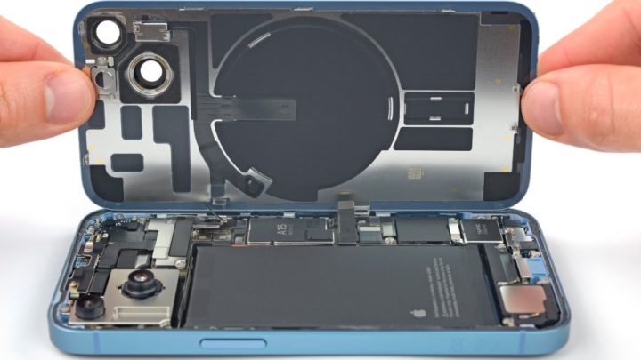 An image of the iPhone 14, which is easier to repair