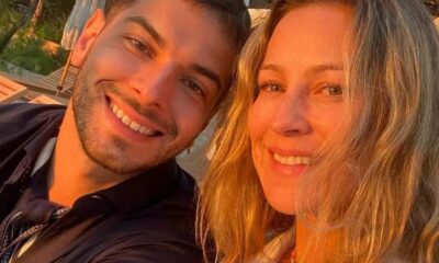 Luana Piovani goes to Portugal's Golden Globes with her boyfriend