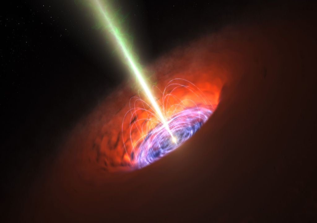 supermassive active black hole