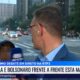 Portuguese live reporter complains about "little villains" on Av.  Paulista