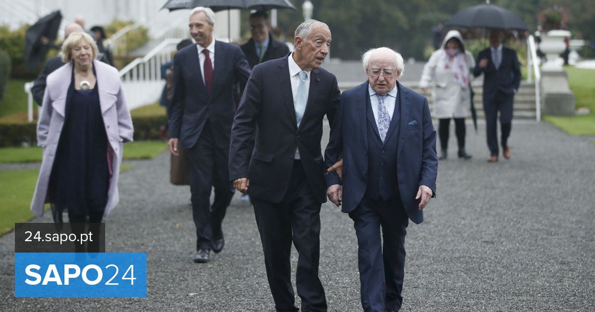 Marcelo is wrapping up his state visit to Ireland today.  23 years have passed since the President of Portugal officially visited the country - News