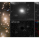 The Hubble supernova image was taken at three different times.
