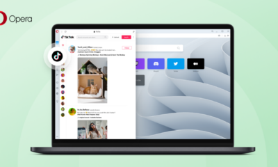 Opera is the first browser with built-in TikTok