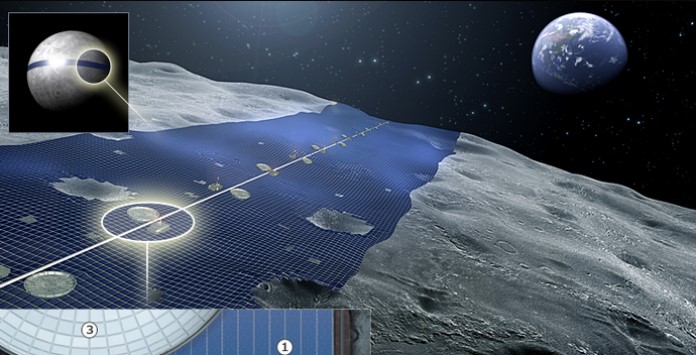 How to generate electricity on the moon