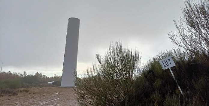 Ecotecnia wind turbine accident - Lucillo Wind Farm, Spain