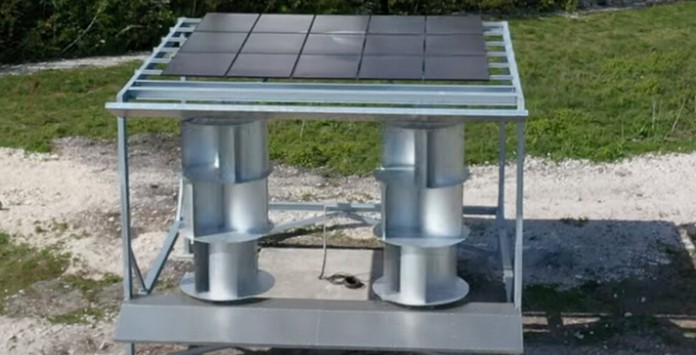 Unéole - Hybrid solar and wind generator