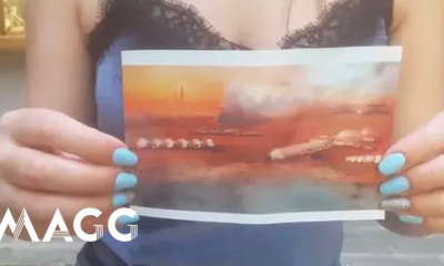 A woman swears that she came from 3812, shows a photo she brought from the future, and tells what life is like on Mars