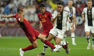 BALL - Draw in the big show between Spain and Germany (World Cup 2022)