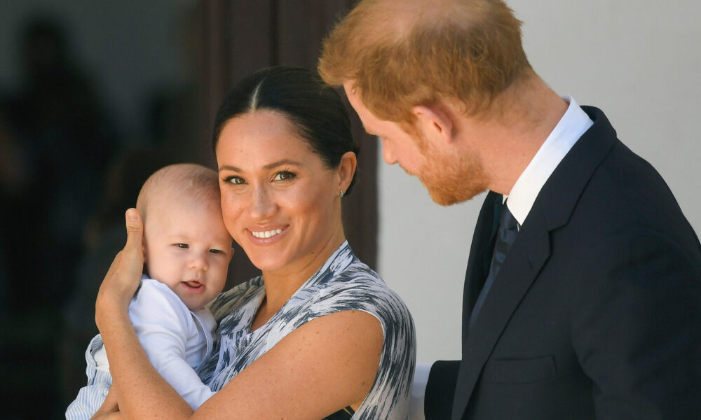Protocol violation?  Harry and Meghan Markle talk about the birth of their son Archie