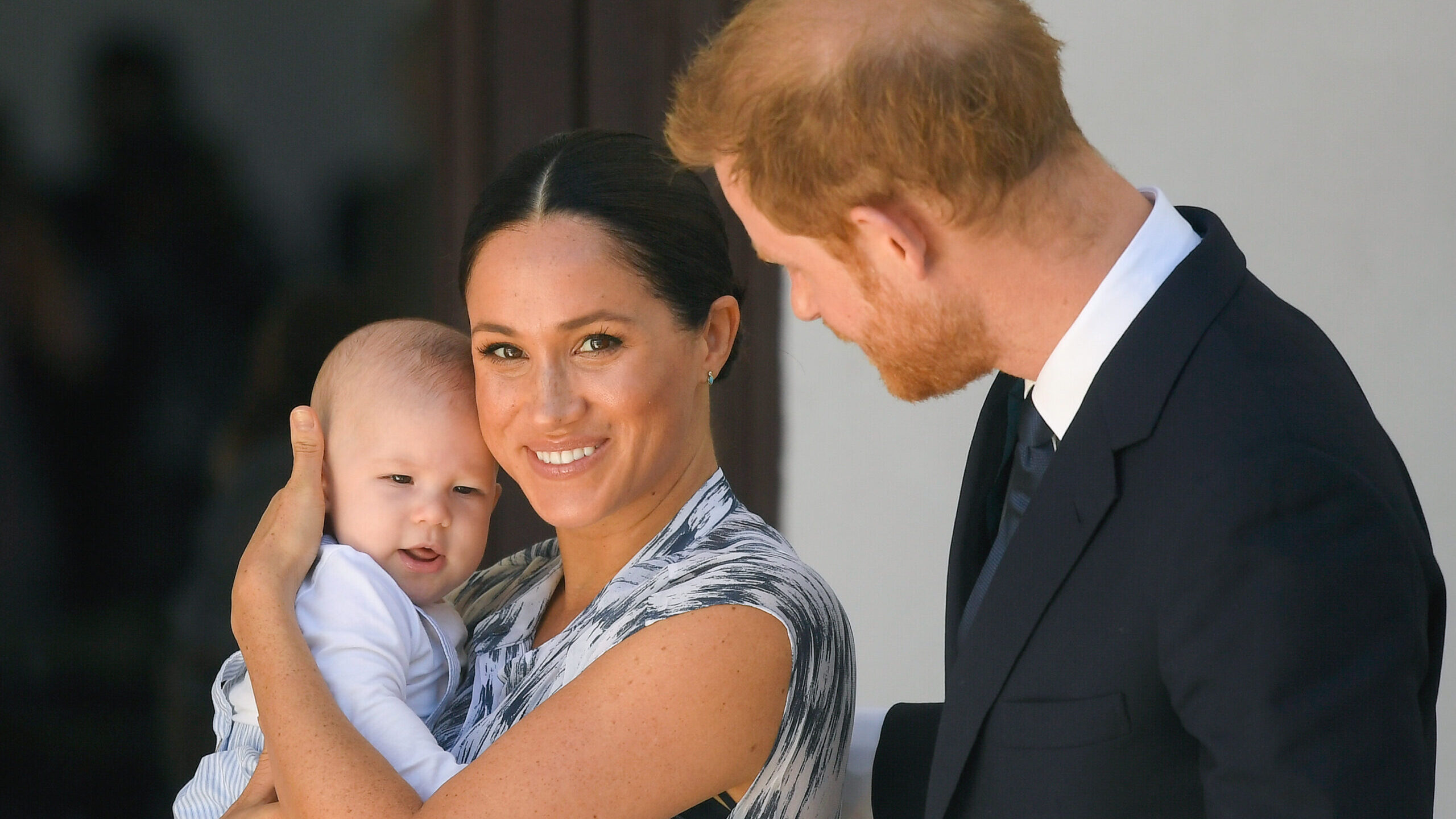 Protocol violation?  Harry and Meghan Markle talk about the birth of their son Archie