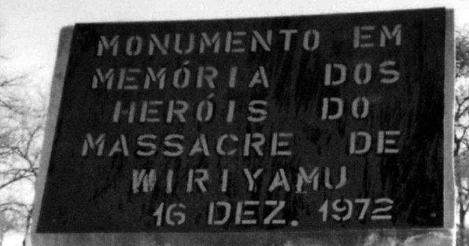Santos Silva commemorates the 50th anniversary of the massacre of the Portuguese at Viriamou, Mozambique.